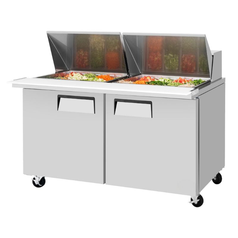 60" 2 Door Food Prep Table - Mega Top
