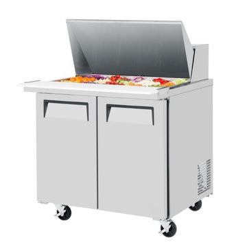 36" 2 Door Food Prep Table - Mega Top