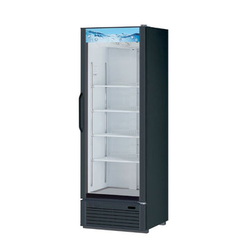 27" 1 Door Glass Door Merchandiser - (Black)