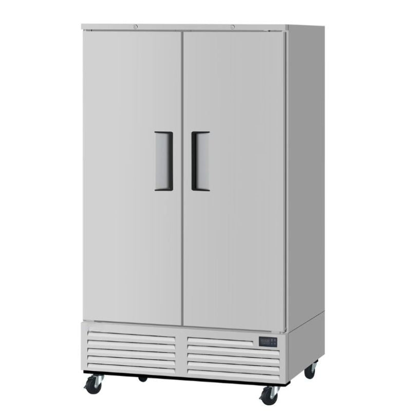 52" 2 Solid Door Reach-In Refrigerator - Bottom Mount