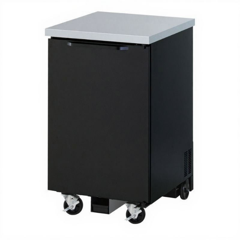 24" 1 Door Back Bar - (Black)